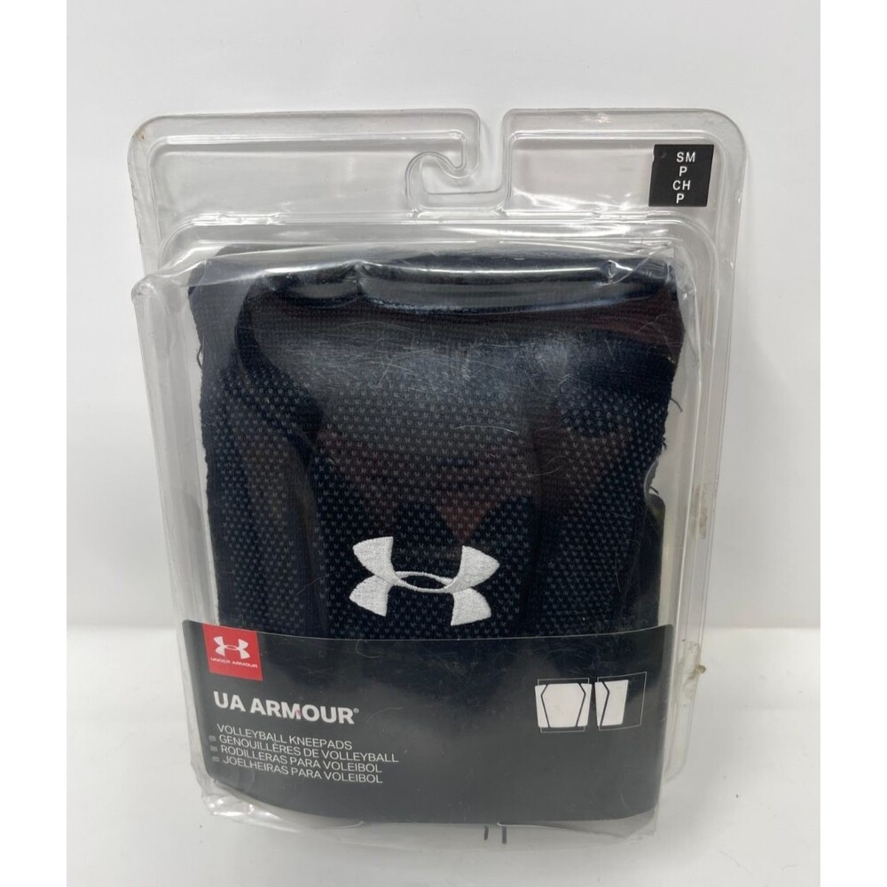 Under Armour UA Adult 2.0 Volleyball Knee Pads Black Small Unisex NOS